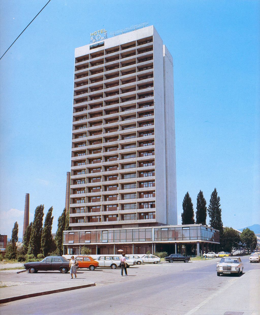 Hotel 'Sport', otvoren 1968. godine, fotografija oko 1980. godine